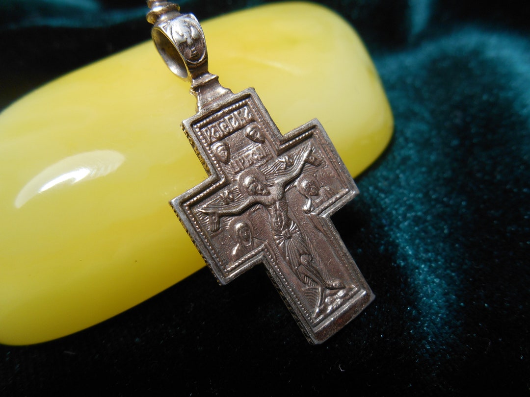 Vintage Sterling Silver Jesus Christ Crucifix Cross - Etsy