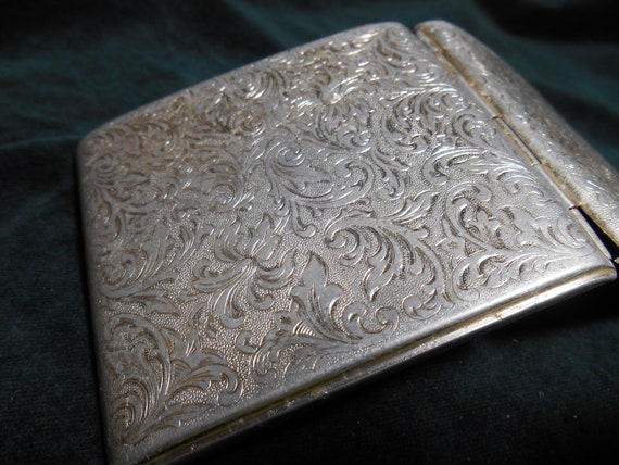 Vintage Soviet cigarette case . Cigarette Case US… - image 3