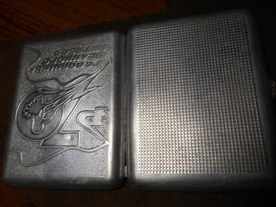 Vintage Soviet cigarette case , Cigarette Case US… - image 5