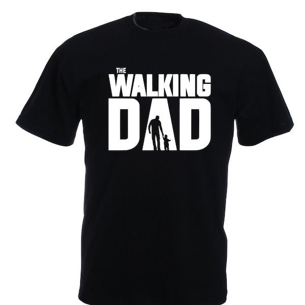T-shirt coton THE WALKING DAD, t.shirt humour, tee shirt homme, tee.shirt coton, tee-shirt cadeau, T.shirt unisex