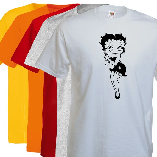 t-shirt  BETTY BOOP/ t-shirt cartoon homme/tee shirt coton/ t.shirt  cadeau/ tee-shirt
