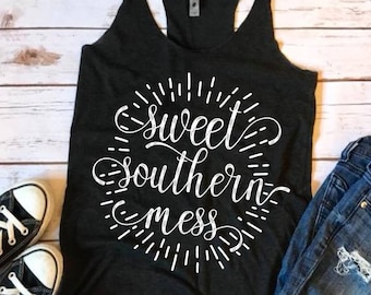 Sweet Southern Mess Svg, Southern Quote Svg, Funny Souther Svg, Texas Svg, Southern Saying Svg, Southern Svg Dxf Png Jpeg