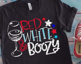 Red White and Boozy Svg 4th of July Svg Independence Day Svg America Svg 4th of July Svg Designs 4th of July Cut Files Cricut Cut Files