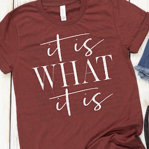 It is What it is Svg, Funny Quote Svg, Life Svg, Funny Life Quote Svg, Svg Cut Files, Svg Designs, Cricut Cut Files Svg Dxf Png Jpeg