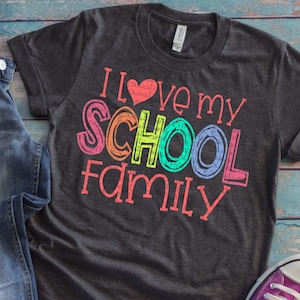 Ich liebe meine Schule Familie Svg Schule Familie Svg Lehrer Svg Schule Svg Ende der Schule Svg zurück zur Schule Svg Lehrer Svg Designs Cricut Dateien
