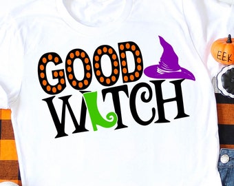 良い魔女 SVG ハロウィン SVG 面白いハロウィン SVG 魔女 SVG ハロウィン SVG デザイン ハロウィン カット ファイル Cricut カット ファイル シルエット カット ファイル
