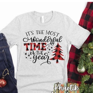 Its the most wonderful time of the year Svg Cuttable Buffalo Plaid Svg Christmas Svg Buffalo Plaid Svg Christmas Svg Designs Cricut Files