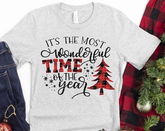 Its the most wonderful time of the year Svg Cuttable Buffalo Plaid Svg Christmas Svg Buffalo Plaid Svg Christmas Svg Designs Cricut Files