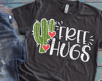 Free Hugs Svg Cactus Svg Funny Svg Cactus Quote Svg Succulent Svg Cactus Svg Designs Cactus Cut Files Cricut Cut Files Silhouette Cut Files