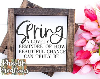 Spring a Beautiful Reminder  Svg, Spring Svg, Hello Spring Svg, Spring Cut File, Spring Cricut Design, Spring Silhouette Designs, Positive
