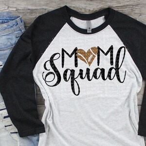 Football Svg Football Mom Squad Football Mom Svg Sports Svg Football Svg Designs Football Cut Files Cricut Cut Files Silhouette Cut Files