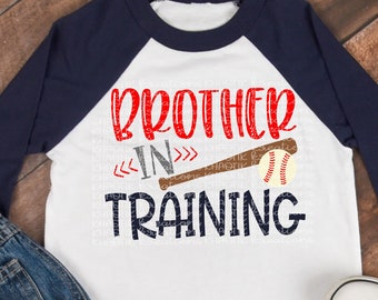 Baseball Svg Brother En Entrenamiento Svg Brother Svg Baseball Brother Svg Baseball Svg Designs Baseball Cut Files Cricut Cut Files Silhouette
