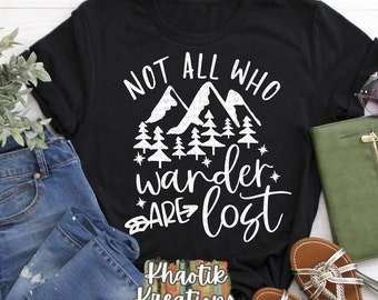 Not all who Wander are Lost Svg, Camping Svg, Adventure Svg, Inspirational Svg, Travel Svg, Adventure Svg Designs, Vacation Svg, Cricut File