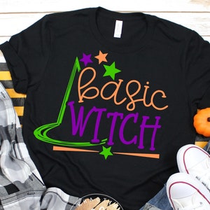 Basic Witch Svg Halloween Svg Witch Svg Funny Halloween Svg Halloween Svg Designs Halloween Cut Files Cricut Cut Files Silhouette Cut Files