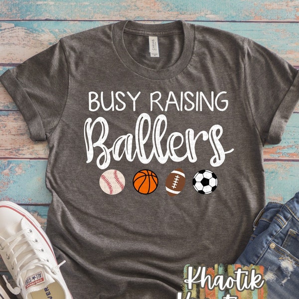 Busy Raising Ballers Svg, Baseball Svg, Basketball Svg, Football Svg, Soccer Svg, Sports svg, Baseball Svg Designs, Cricut Cut Files