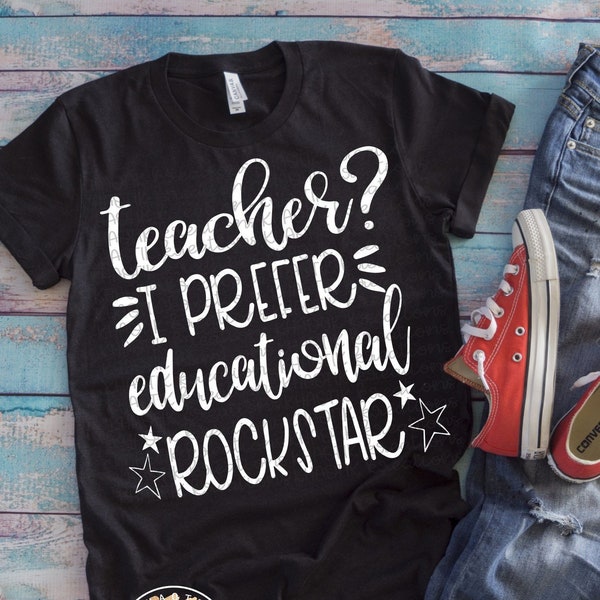 Teacher I Prefer Educational Rockstar Svg Educational Rockstar Svg Teacher Life Svg Teaching Svg School Svg Teacher Svg Svg Designs