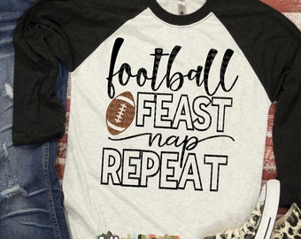 Voetbalfeest NAP herhalen SVG voetbal SVG Thanksgiving SVG Thanksgiving voetbal SVG Thanksgiving SVG ontwerpen Thanksgiving gesneden bestanden Cricut
