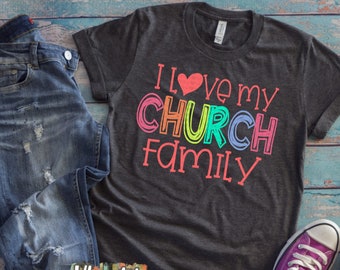 I Love My Church Svg Etsy