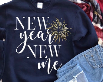 New Year New Me Svg New Year's Svg New Year's Eve Svg New Year's 2019 Svg Svg Designs Svg Cut Files Cricut Cut Files Silhouette Cut Files