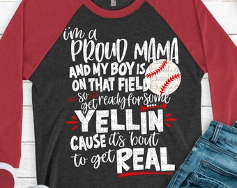 Proud Baseball Mom Svg, Baseball Svg, Baseball Mom Svg, Funny Baseball Svg, Baseball Svg Design, Baseball Cricut Design, Baseball Silhouette