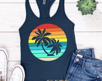 Summer Svg, Sunset Svg, Palm Trees Svg, Vacation Svg, Girls Trip Svg, Sun Svg, Summer Svg Design, Summer Cut Files, Cricut Files, Silhouette