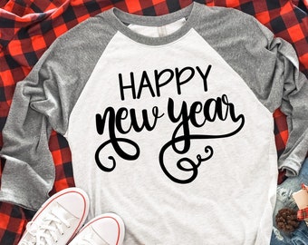 Happy New Year Svg  New Year's Svg New Year's 2019 New Year's Eve Svg Svg Designs Svg Cut Files Cricut Cut Files Silhouette Cut Files