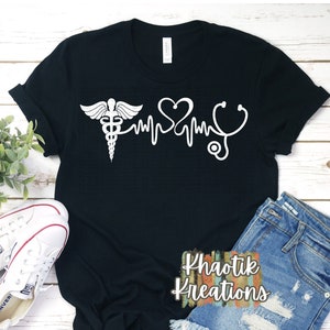Nurse Svg, RN Svg, Nurse Life Svg, Stethoscope Svg, Heartbeat Svg, Nursing Svg, Lifeline Svg, Nurse Svg Design, Nurse Cut Files, Cricut File