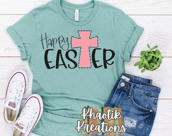 Happy Easter Svg, Easter Svg, Cross Svg, Easter Cross, Religion Svg, Jesus, Faith Svg, Christian Svg, Easter Svg Design, Easter Cricut Svg