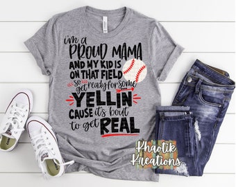 Proud Baseball Mom Svg, Baseball Svg, Baseball Mom Svg, Funny Baseball Svg, Baseball Svg Design, Baseball Cricut Design, Baseball Silhouette