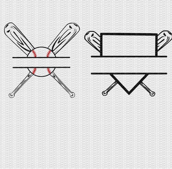 Download Baseball Bat And Home Plate Svg