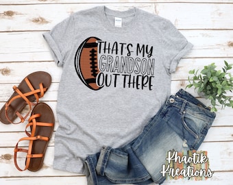 That's My Grandson Out There Svg That's My Grandson Football Svg Football Svg Football Grandma Svg Football Cut Files Football Svg Designs
