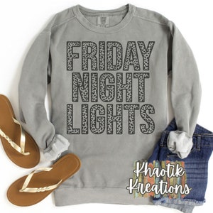 Friday Night Lights Svg, Football Mom, Football Svg, Football Design, Football Svg Design, Friday Night Lights, Football Leopard Design