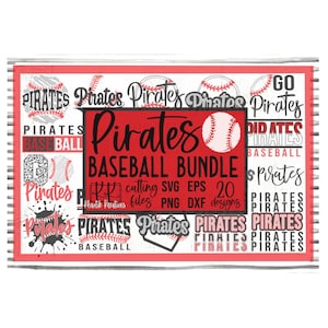Baseball Svg Bundle, Pirates Svg, Baseball Mom, Pirates Baseball Svg, Sports Svg, Mascot Svg, Game Day Svg, Pirates Baseball, Baseball Svg
