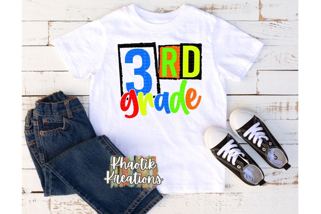3rd Grade Svg, Third Grade Design, Teacher Svg, Back to School Svg ...