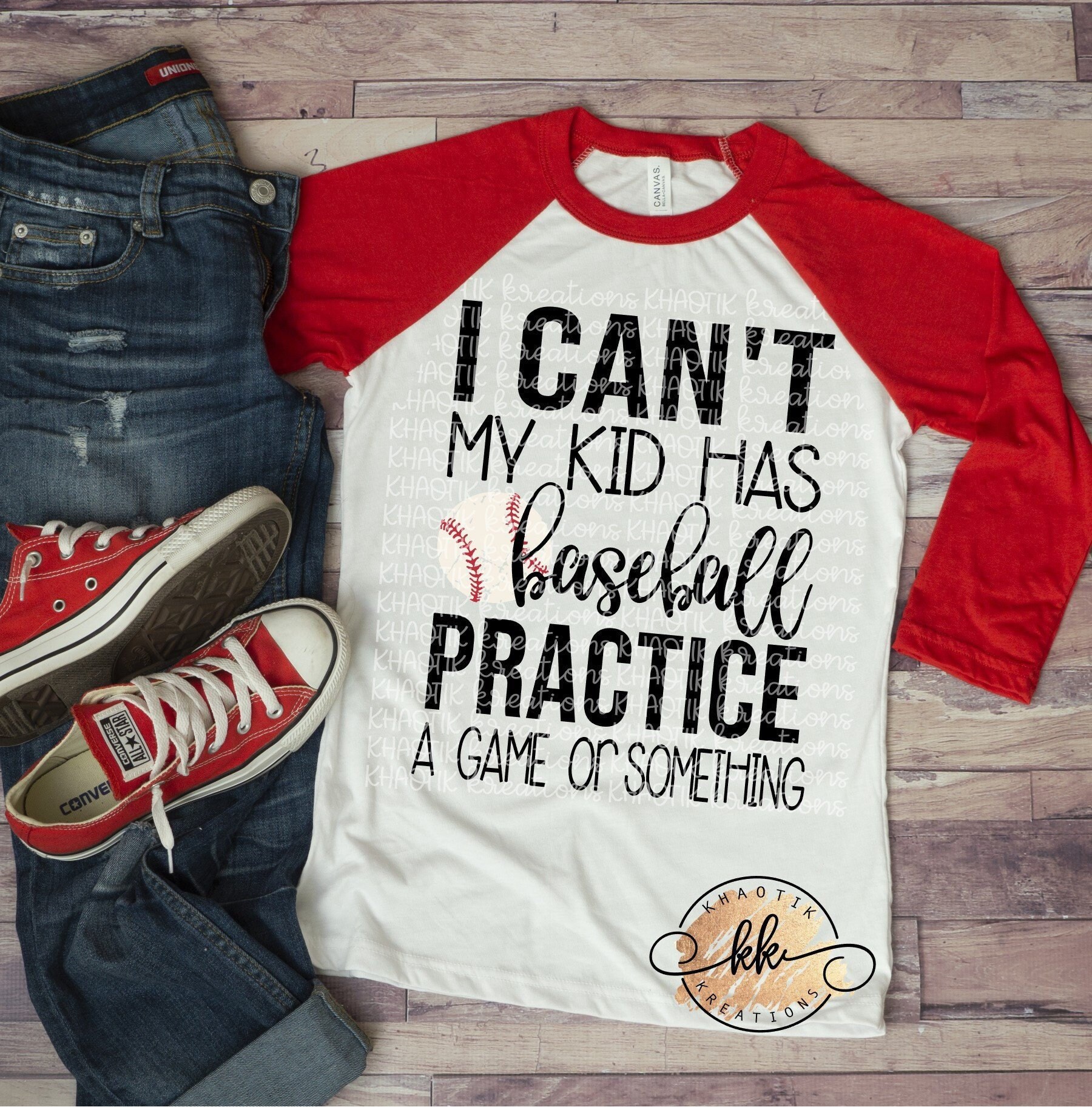 I Can't My Kid Has Baseball Practice 