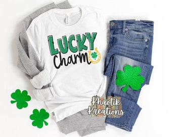 Lucky Charm Svg, St Patricks Day Svg, St Patricks Svg, Lucky Svg, Clover Svg, St Patricks Day Cricut Files, Silhouette Cut Files