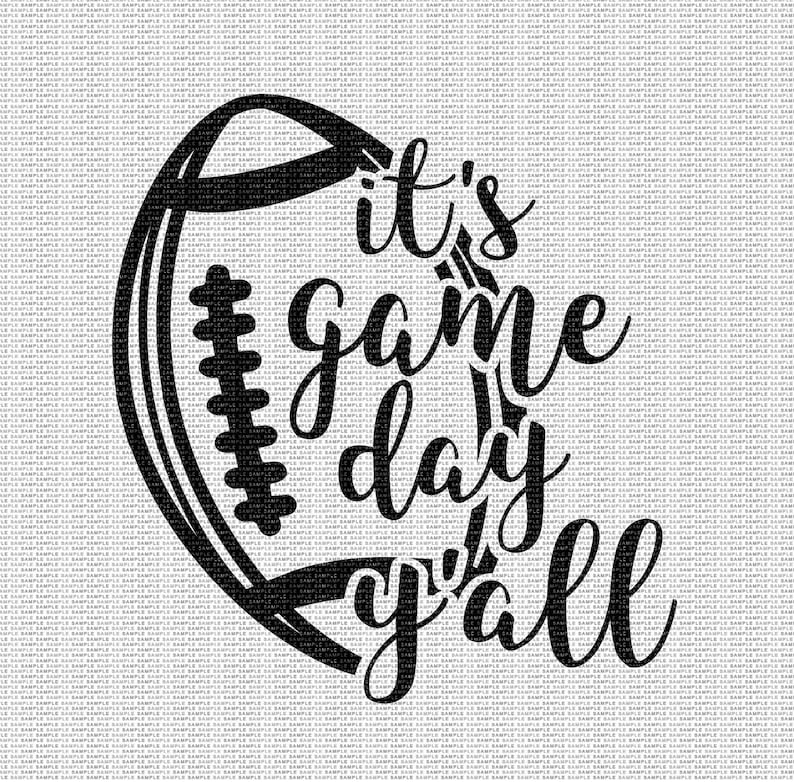 It's Game Day Y'all Svg Game Day Svg Football Svg - Etsy