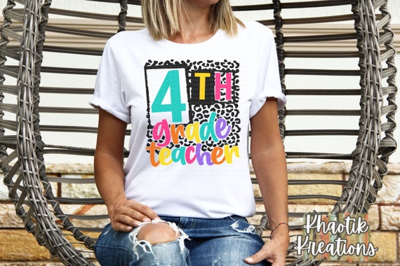4th Grade Teacher, Fourth Grade, Teacher Svg, Back to School Svg, First Day of School Svg, Fourth Grade Svg Design, School Svg, 4th Grade