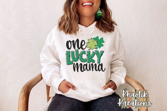 One Lucky Mama Svg, St Patricks Day Svg, St Patricks Day Mom, Lucky mama Svg, Clover Svg, St Patricks Day Cricut Files, Silhouette Cut Files