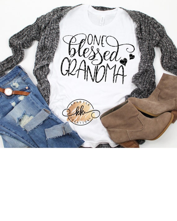 Download One Blessed Grandma Svg Grandma Svg Blessed Grandma Svg | Etsy