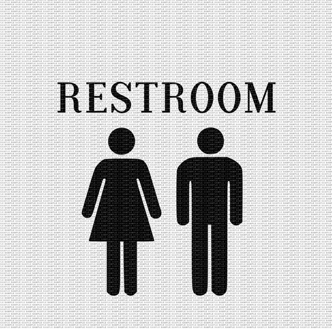 Restroom Svg Mens Restroom Svg Women's Restroom Svg | Etsy Canada