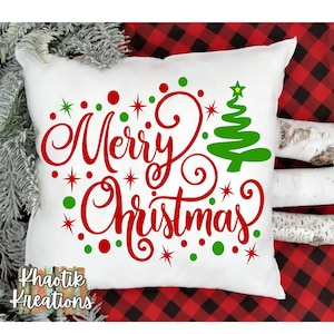 Merry Christmas Svg, Christmas Svg, Christmas Tree Svg, Christmas Svg Designs, Christmas Cut Files, Cricut Cut Files, Silhouette Cut Files