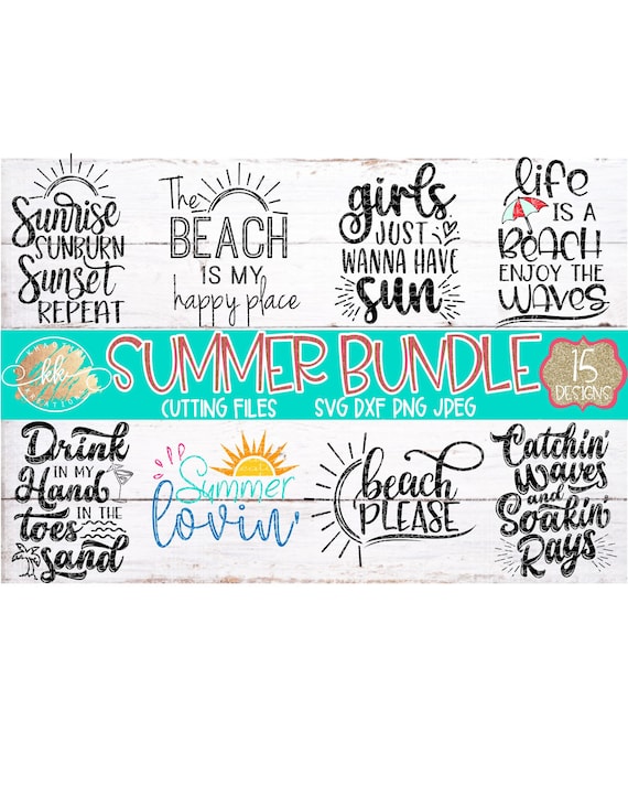 Download Summer Bundle Svg Vacation Svg Beach Svg Summertime Svg Summer Etsy