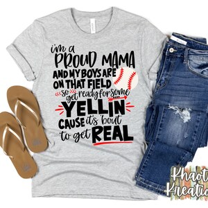 Proud Baseball Mom Svg, Baseball Svg, Baseball Mom Svg, Funny Baseball Svg, Baseball Svg Design, Baseball Cricut Design, Baseball Mama