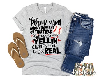 Proud Baseball Mom Svg, Baseball Svg, Baseball Mom Svg, Funny Baseball Svg, Baseball Svg Design, Baseball Cricut Design, Baseball Mama