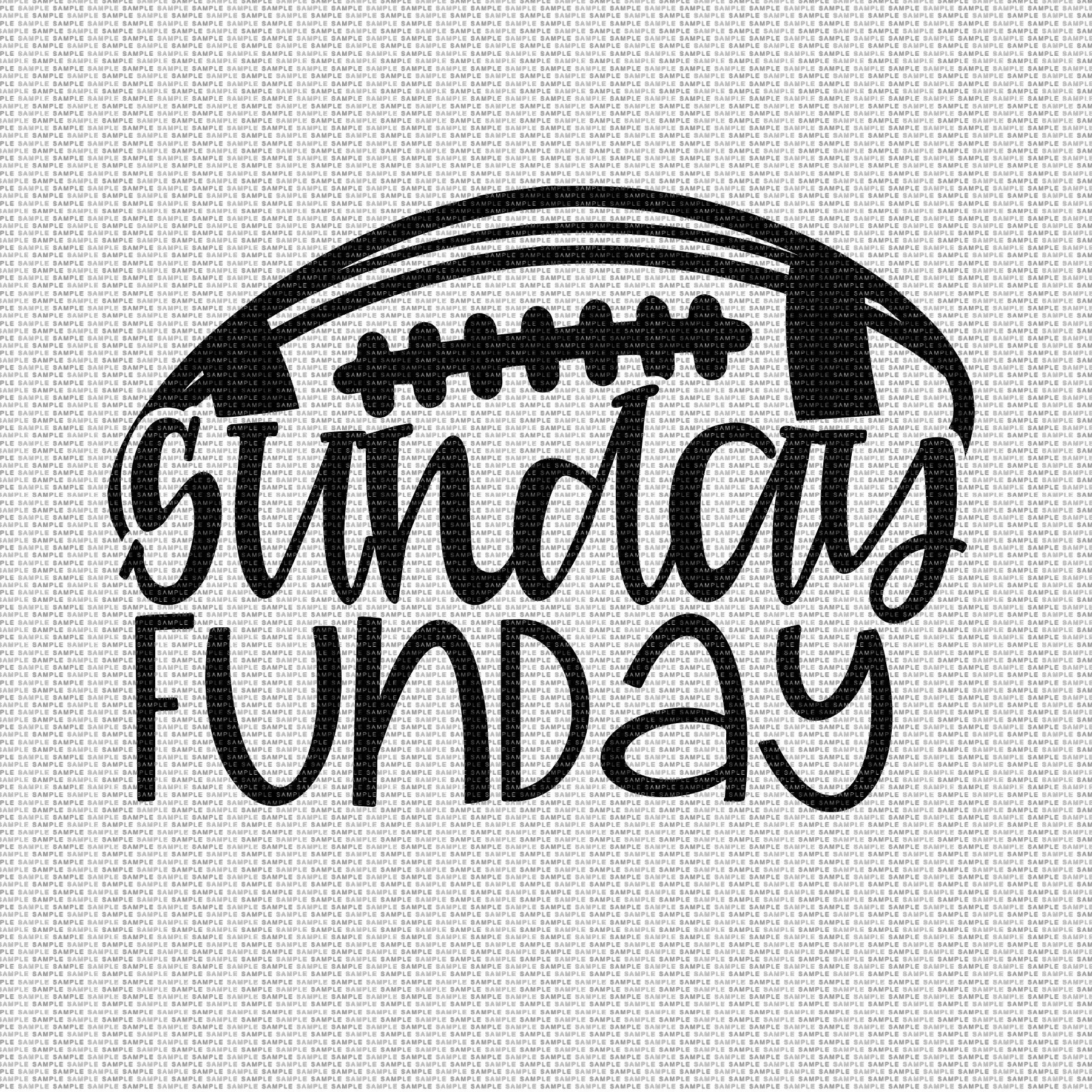 Sunday Funday Svg Football Svg Football Mom Svg Football Svg | Etsy