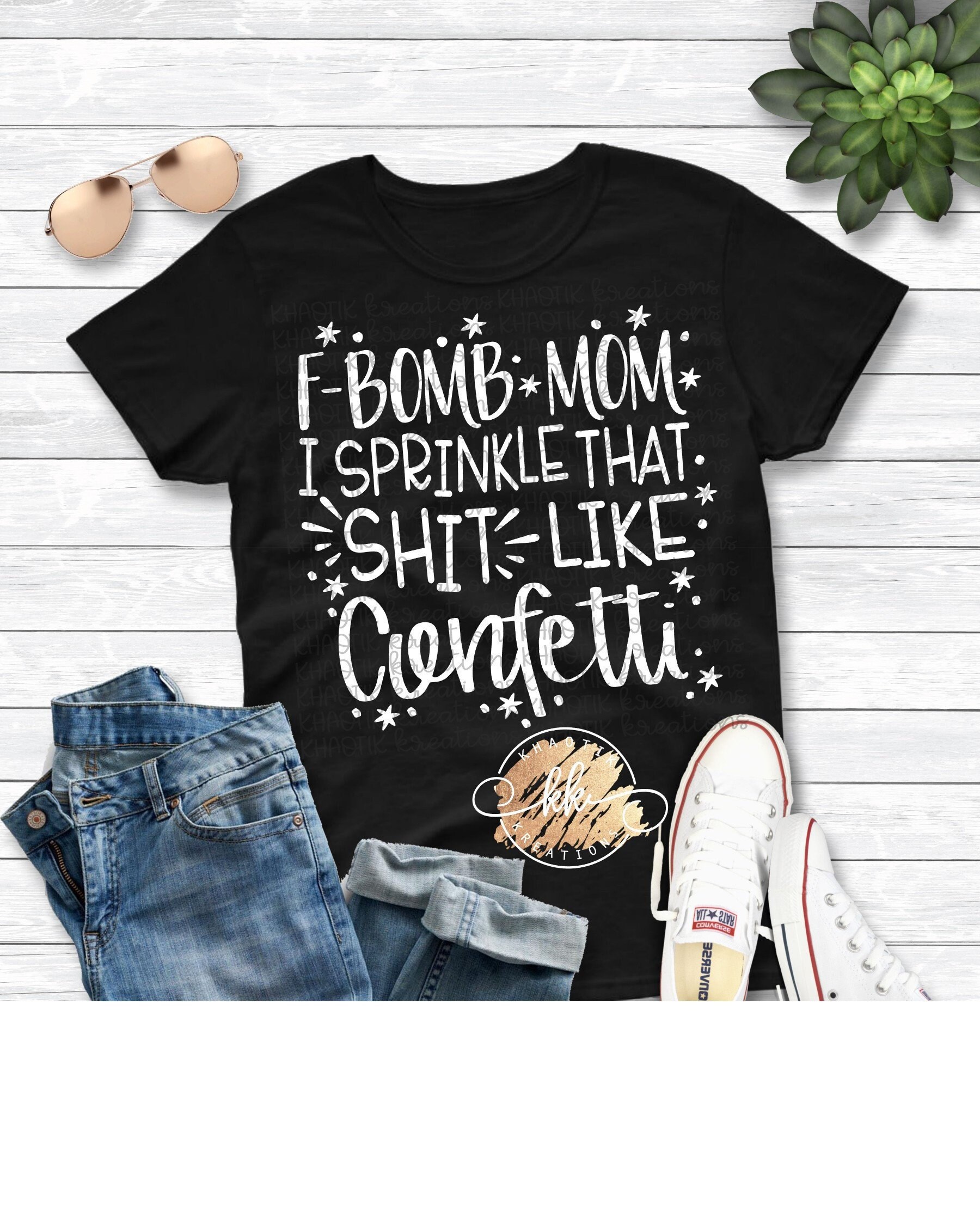 F Bomb Mom Svg Mom Svg I Sprinkle That Like Confetti Svg Mom Etsy