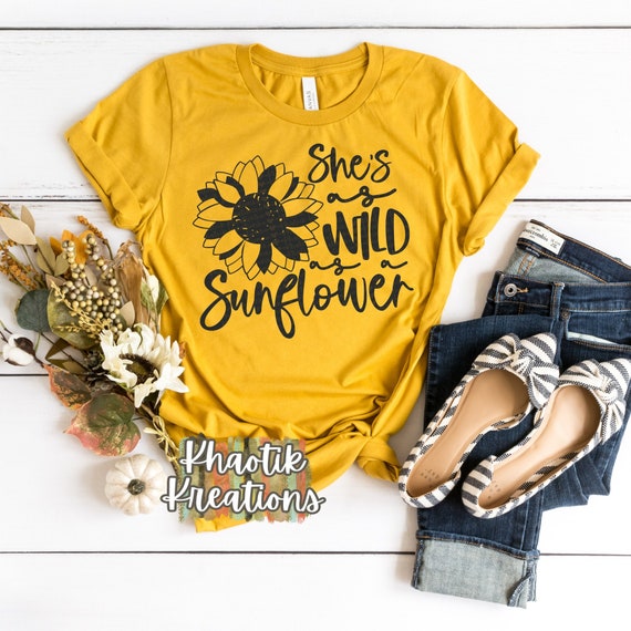 Download She S As Wild As A Sunflower Svg Sunflower Svg Etsy
