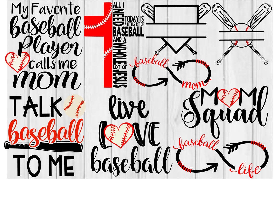 Baseball Bundle Svg Baseball Svg Bundle Baseball Mom Svg - Etsy