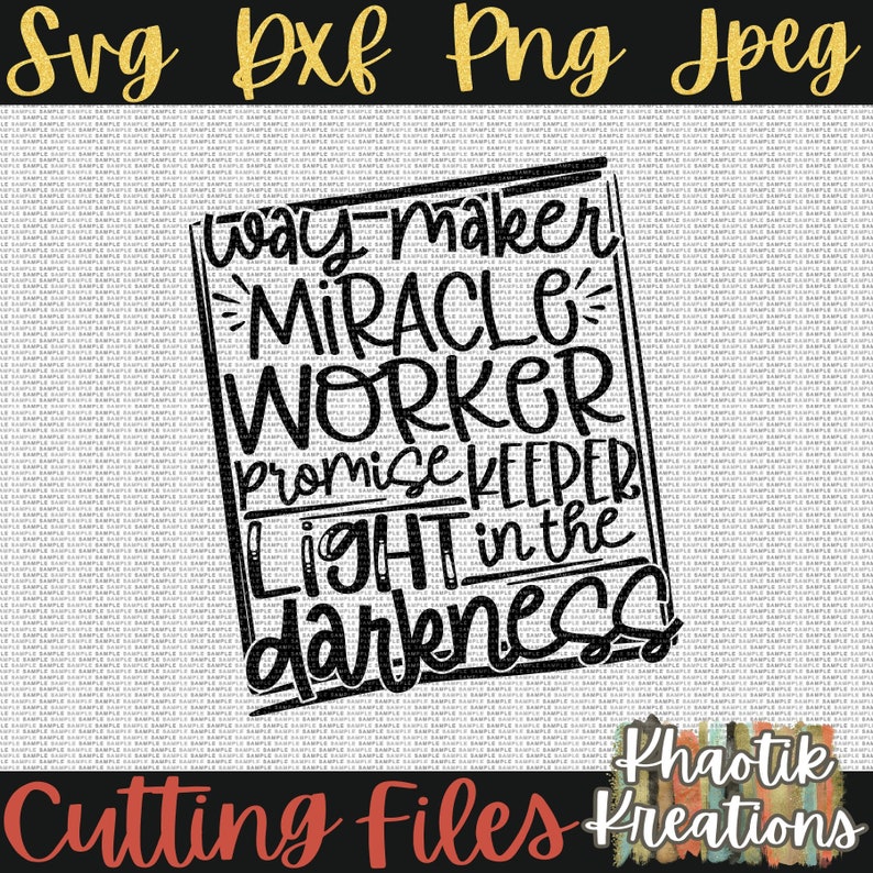 Download Way Make Miracle Worker Svg Promise Keeper Svg My God Svg ...